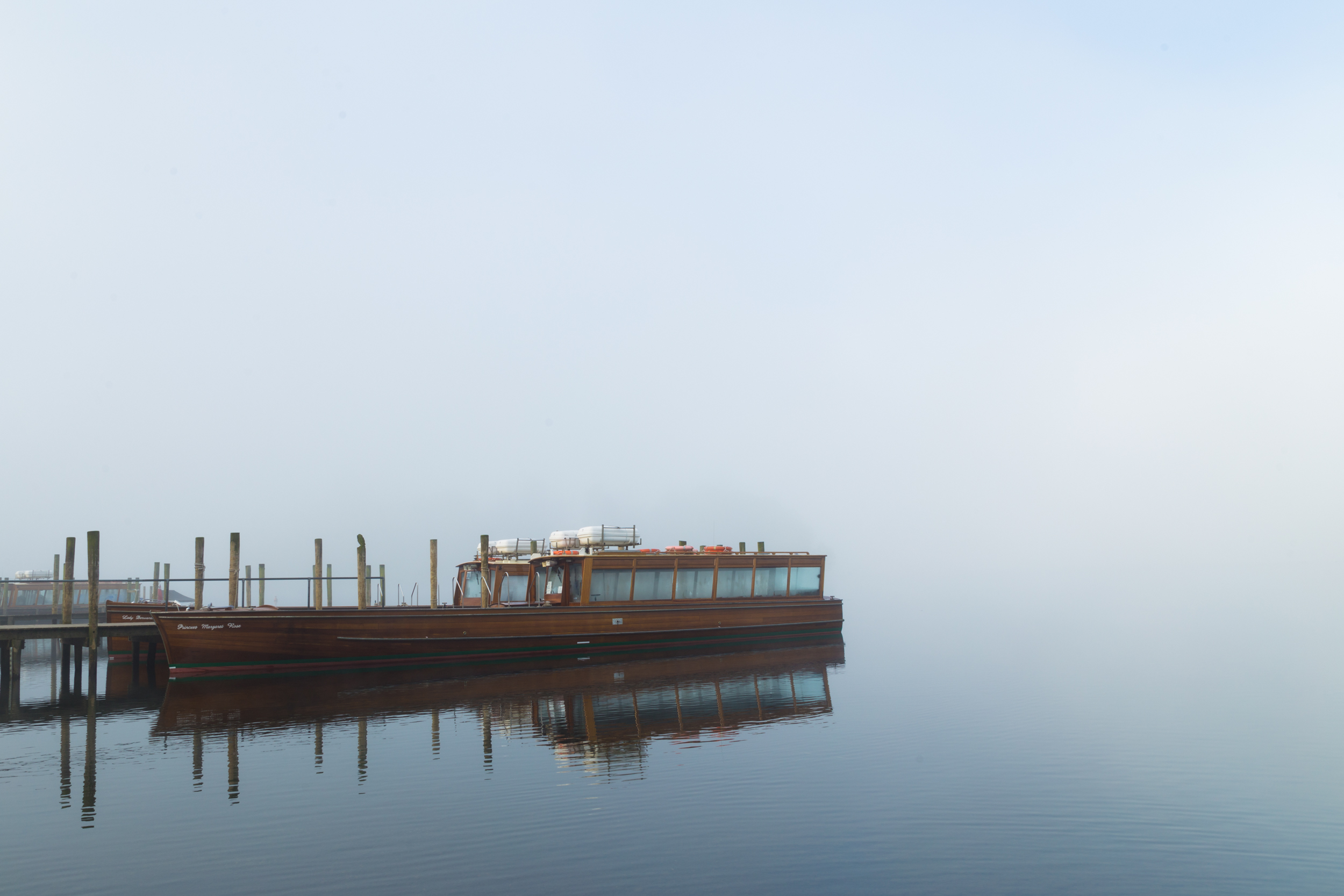 Derwent water, misty morning
